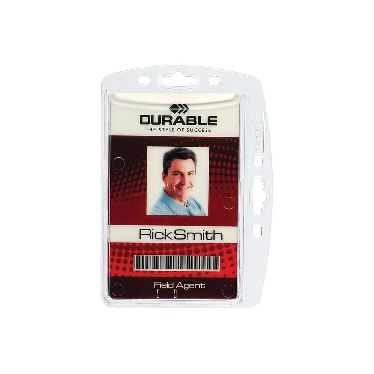 Replacement Card Holder, Vertical/Horizontal, Polystyrene, 10/Pack Replacement Card Holder, Vertical/Horizontal, Polystyrene, 10/Pack