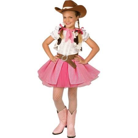 Morris Costumes Childrens Girls Western Cowgirl Dress 12-14, Style LF4008PKLG