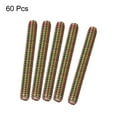 thumbnail image 3 of Uxcell 60pcs Fully Threaded Rods 1/4 x 2-1/4 Inch for Mounting Assembly Fastening, Colorful Zinc, 3 of 5