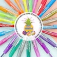 thumbnail image 6 of BAZIC 24 Scented Glitter Neon Metallic Gel Pen, Comfort Grip (24/Pack), 12-Pack, 6 of 7