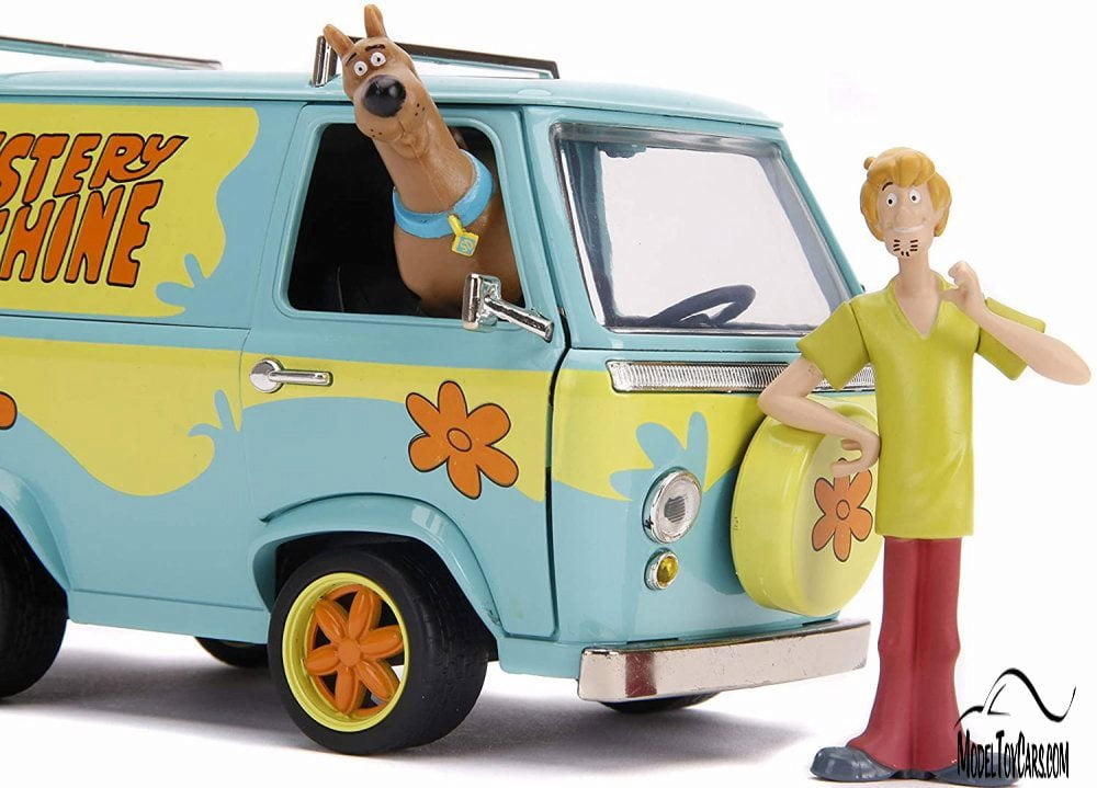 Jada 31720 Hollywood Máquina Mistério Scooby Doo Com 1//24 Bonecos Scooby Salsicha