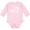 thumbnail image 3 of Inktastic I'm Grandma's Favorite with Arrow and Hearts Boys or Girls Long Sleeve Baby Bodysuit, 3 of 5