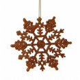 thumbnail image 1 of Vickerman M101418 Flocon de Neige Orange Glit de 4 Po 24-Pvc Bx, 1 of 3