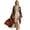 A-Brown176, variant on Women's Graphic Kimono Robe Comfy Lightweight Breathable Elegant Soft Long Robe
