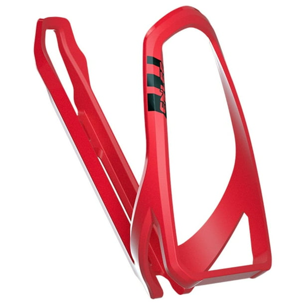Portabotellas para bicicleta, resistente, ligero, de plástico, ideal para deportes y bebidas. rojo