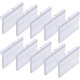 thumbnail image 1 of Clear Plastic Label Holders For Wire Shelf Retail Price Label, Basket Bin Labels Clip On, Labels For Storage Bins, Merchandise Sign Display Holder For, 1 of 5