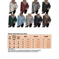 thumbnail image 2 of UKAP Ladies Jumper Tops Long Sleeve Sweater Winter Warm Knitted Sweaters Cozy Chic Pullover Deep Space M, 2 of 2