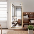 thumbnail image 3 of 20" x 47" Vanity Mirror, Gold, 3 of 11