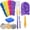 3 Set, variant on Reusable Chenille Duster Replacement Heads, 360° Electrostatic Duster with Extension Rod for Cleaning Ceiling, Fan Hardwoods Window Kitchen Floor