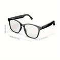 thumbnail image 4 of Men's Stylish smart Fashion Glasses with Built-in Voice Assistant, HD Audio & Dual Speakers - Wireless, Anti-Blue Light Lenses, 4 of 11