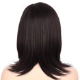 thumbnail image 4 of OneDor 11" Short Straight Synthetic Heat Resistant Bob Wigs, Full Head Hair Wigs for Women, Girls (RL2/4) …, 4 of 7