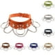 thumbnail image 4 of Minnieouse Harajuku Chocker Sexy Lock Key Remaches Black Goth Punk Chokers Gothic Gargantilla Collar para mujeres Hip Hop Cosplay Ropa, zapatos y accesorios Miscelánea Blanco Minnieouse PS11274-01, 4 of 6