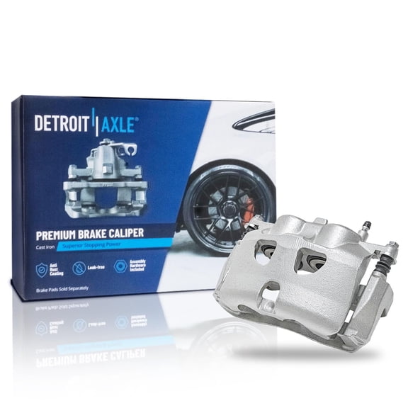 Detroit Axle - Front Right Brake Caliper for 2010-2011 Ford F-150 Lincoln Mark LT, 2010-2021 Ford Expedition Lincoln Navigator, Brake Caliper with Bracket Replacement