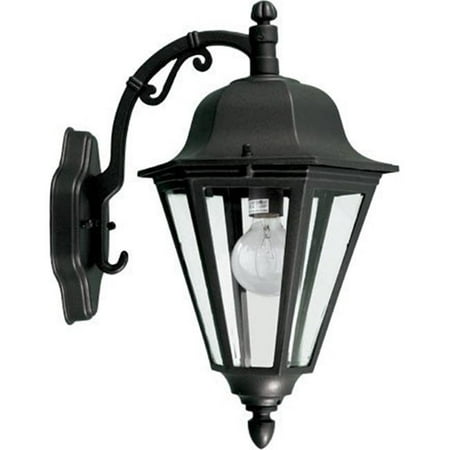 

Dabmar Lighting GM136-LED16-B Daniella Wall Fixture with Clear Glass LED - 16W 85-265V Black
