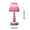 E-6E-home supplies, variant on MORESEC Home LED Mini Desk Lamp Street Scene Table Night Light Battery Plastic Purple Blue White Soft Floral Pleated Decorative Bedroom Cafe Children's Room House Essential