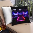 thumbnail image 1 of Ahgly Company Games Arcade Coussin d'Extérieur, 18 Pouces par 18 Pouces, 1 of 6