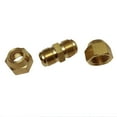 thumbnail image 1 of de compresión para accesorios de tubería de latón con diámetro exterior de tubo de 6 × 6 mm × 16 mm, / adaptador de manguera de latón φ10 × φ10mm Yotijar Fontanería de conector recto, 1 of 5