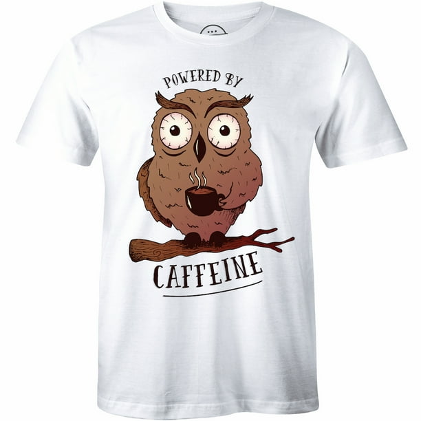 powered by coffee t shirt