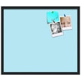 thumbnail image 2 of PinPix ArtToFrames 26x22 Custom Cork Bulletin Board    Poster Board Has a Fabric Style Canvas Finish, Framed in Satin Black (PinPix-247), 2 of 5
