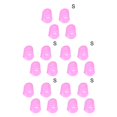 thumbnail image 3 of maskred 1/2/3/5 4pcs Left Hand Fingertip Protector Ukulele Guitar Fingertip Silicone Protective Pink S 5PCS, 3 of 6