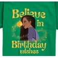thumbnail image 3 of Disney - Wish - Believe Birthday Wishes - Youth And Toddler Short Sleeve T-Shirt, 3 of 5