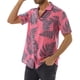 thumbnail image 4 of Mens Manga Corta Botón Abajo Camisas de Arce Hoja de Impresión Casual Cuello de Vuelta, Camisas de Hombre Casual para el Verano, 4 of 5