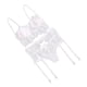 thumbnail image 4 of Conjunto de 3 piezas de lencería para mujer, cinturón de bikini con de SG Salvador Ropa interior de encaje sexy para mujer, 4 of 10