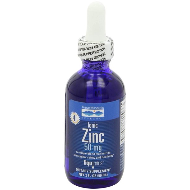 Trace Minerals Ionic Zinc 50 Mg, 2 FOZ