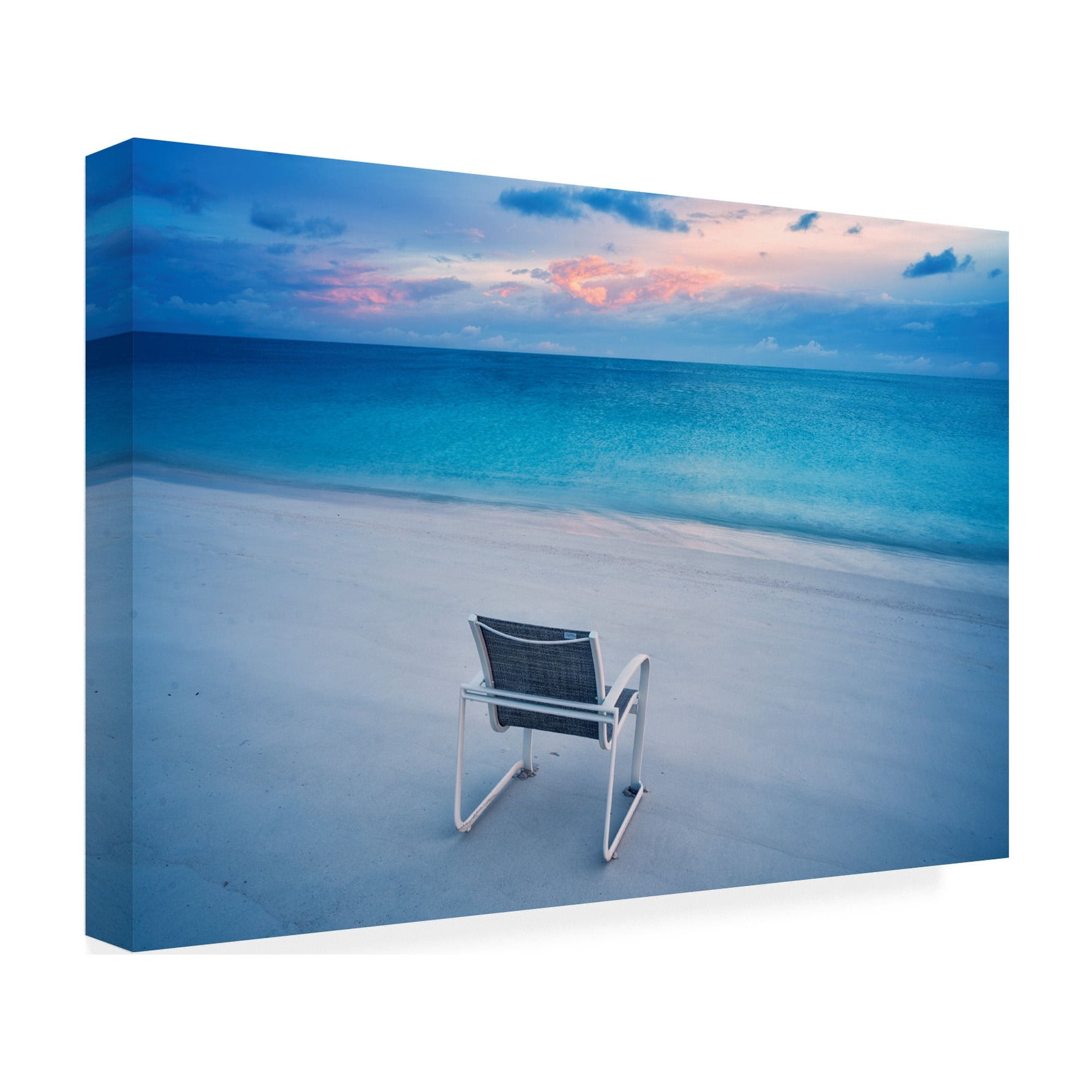 Dennis Frates 'Beach Chair' Canvas Art