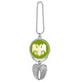thumbnail image 1 of Divine Animals External Cruel Ability Two Heads Silver Wing Car Pendant Decoration, 1 of 4