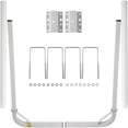 thumbnail image 1 of VEVOR Boat Trailer Guide-on, 48", 2pcs Rustproof Steel Trailer Post Guide ons, with White PVC Tube Covers, Complete Mounting Accessories Included, for Ski Boat, Fishing Boat or Sailboat Trailer, 1 of 9