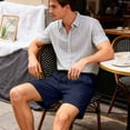 thumbnail image 5 of FRSASU Men's Swim Trunks with Mesh Lining Beach Bathing Suits Outdoor Sports Quick Dry Swimming Trunks with Pockets Navy, 5 of 9