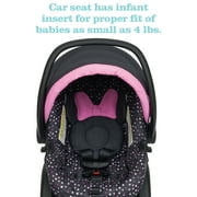 Disney Baby Minnie Mouse Simple Fold LX Travel System Stroller, Minnie Dot Party, Toddler, Unisex