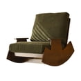 thumbnail image 4 of Mecedora Sofá Salón Sofá Silla de Lectura Muebles Informales Elegantes Sillón Sofá Perezoso para Dormitorio Hogar Sala de Estar Al Aire Libre Pana Verde, 4 of 8