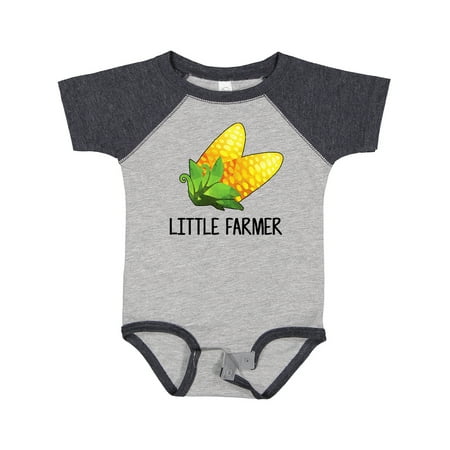 

Inktastic Little Farmer with Corn Gift Baby Boy or Baby Girl Bodysuit