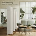 thumbnail image 3 of Sorbus 6 Panel Room Divider Tall Privacy Partition Screen Extra Wide Double Hinged Mesh Hand-Woven Folding Wall Divider - 6ft, 3 of 7