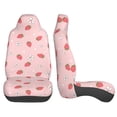 thumbnail image 3 of Sikiie Floral Strawberr Car Seat Protector 2 Pack Car Seat Cushion Mat, Car Seat Covers for SUV, Truck, Van, 3 of 7