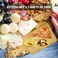 thumbnail image 4 of 4 Pcs Charcuterie Boards,11x5 In Wood Cutting Boards, Cutting Board with Handle, Bamboo Board for Kitchen, Bread Cheese Serving Board Charcuterie Boards, 4 of 7