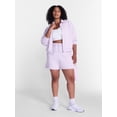 thumbnail image 2 of Athletic Works Women's Pull On Fleece Shorts, 6" Inseam, Sizes XS-XXXL, 2 of 6
