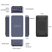 Mini PC – 12th Gen Intel® Core™ i5-12600H, 16GB DDR5 RAM, 512GB SSD, 4K/8K Triple Display & Thunderbolt 4 Support MINIX N512