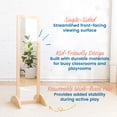 thumbnail image 6 of ECR4Kids Wooden Single-Sided Bi-Directional Mirror, Montessori Furniture, Natural, 6 of 10