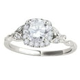 thumbnail image 2 of Aonejewelry 0.75 Ct. Ttw Finely Detailed Wedding Engagement Diamond Ring In 10k Solid White Gold, 2 of 4