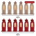 thumbnail image 1 of Decoraciones de Halloween, adornos de Halloween, regalos de Halloween, juego de bolsas de lino para botellas de vino, juego de botellas de vino, etiqueta de lino, bolsa de embalaje para vino tinto, sa, 1 of 3