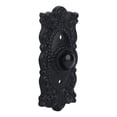 thumbnail image 2 of Timbre De Puerta De Hierro Con Cable A29, Pulsador Vintage Con Acabado En Polvo Negro, Timbre De Puerta Decorativo Vintage Con Fácil Instalación, 3 3/8 Pulgadas X 1 5/8 Pulgadas, 2 of 5