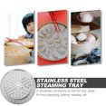 thumbnail image 4 of Stainless Steel Egg Steamer Canning Rack Round Steaming Plate for Pressure Cooker Toast Baking Kitchen (30cm), 4 of 6