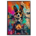 thumbnail image 2 of Cardigan Welsh Corgi Dog Poster Riding A Motorcycle - Cardigan Welsh Corgi Dog Canvas Wall Art For Bedroom Decor - Living Room Decor - You Got This Gifts For Women, 2 of 6