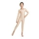 thumbnail image 2 of SPEERISE - Mono de manga larga para niñas, ajustado a la piel, de licra, color carne, para niño, de cuerpo entero, con escote redondo, trajes de ballet, 2 of 5