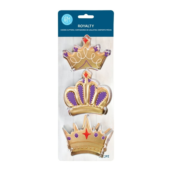 R&M International Royalty 3 Piece Cookie Cutter Set