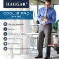 thumbnail image 6 of Haggar Men's Big & Tall Cool 18® Pro Solid Pant Classic Fit HC90235, 6 of 10