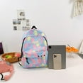 thumbnail image 3 of Women Backpack Casual Girls Student Daypack Chain Travel Ruckpack (Green), 3 of 10